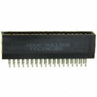 ECC18DJBN CONN EDGECARD 36POS .100X.200