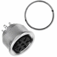 T 3478 018 U CONN FMALE RCPT 7PS FRONT MT AU