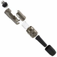 T 3400 001 U CONN CIR MALE 6POS CBL MNT