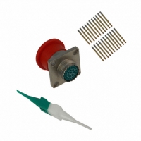 AL00FD13-35S(IP) CONN RECPT 22POS WALL MNT W/SCKT