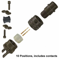 PT06SE12-10P(470) CONN PLUG 10POS W/PINS CRIMP