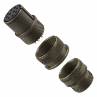 MS3106A-18-1S CONN PLUG 10POS W/SOCKET SOLDER