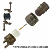 MS3126F-14-18S CONN PLUG 18POS W/SOCKET CRIMP