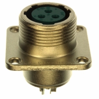 SRCN2A13-3S CONN RCPT BOX MNT 3POS W/SOCKETS