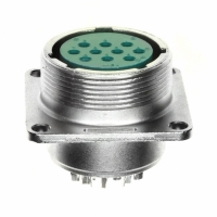 SRCN2A21-10S CONN RCPT BOX MNT 10POS W/SOCKET