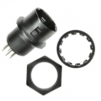 HR10A-7R-6PB(74) CONN RECEPT 6POS MALE DIP GOLD