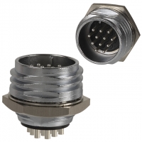 RM-15TRD-12P RECEPTACLE W/PIN INSERT (12 CON)