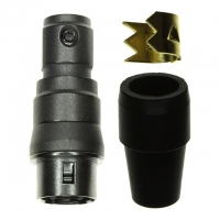 HR10A-7J-4S(73) 4 CONT. JACK W/SOCKET INSERT
