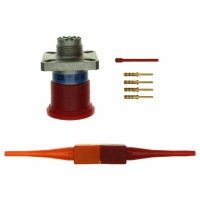 D38999/20MA98PN CONN RCPT WALL MNT 3POS W/PINS