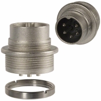 T 3362 000 U CONN CIR RCPT MALE 5POS PNL MNT