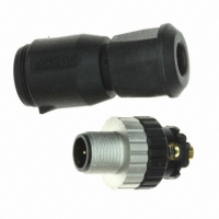 43-00102 CONN PLUG MALE M12 5POS 8MM