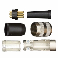 T 3475 018 U CONN MALE 7POS CABLE MNT GOLD
