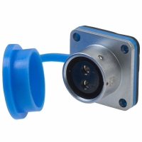 APSESB2 CONN RCPT 16MM 2POS IP67 W/SCKT