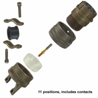 MS3126F-18-11S CONN PLUG 11POS W/SOCKET CRIMP