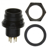 HR30-6R-6PD(71) CONN RECEPT 6POS MALE T/H