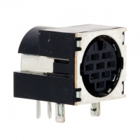 HR212-10RA-8SDL(74) CONN RECEPT 8POS RT ANG TIN BLK