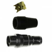 HR10A-7J-4P(74) CONN JACK 4POS MALE SOLDER GOLD