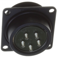 JR25WR-5P(71) CONN RCPT WATERPROOF 5POS MALE