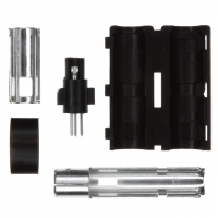 SR38-4P-3P(71) CONN PLUG 3POS MALE SILVER