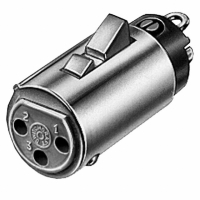QG3F CONN INSERT 3POS FMALE STD LATCH