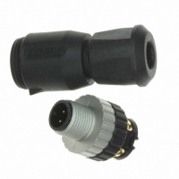 43-00100 CONN PLUG MALE M12 4POS 8MM