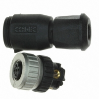 43-00092 CONN SOCKET FEMALE M12 4POS 8MM