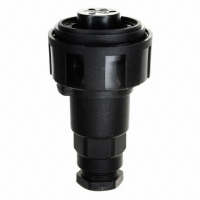 PX0731/S CONN PLUG 3POS W/SOCKET BLACK