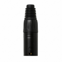 6851 CONN XLR MALE 3 GOLD CONTACTS