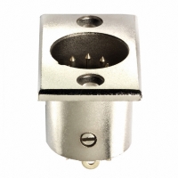 6855 XLR MALE PANEL RCPT 5 CONTACTS