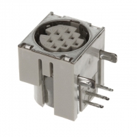 HR212-10RA-8SDL(01) CONN RECEPT 8POS R/A GOLD SAND