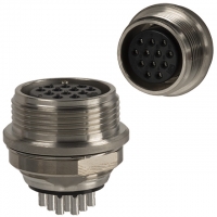 RM15WTR-12S CONN RECEPT 12POS W/SKT INSERT