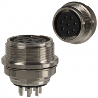 RM15WTR-8S CONN RECEPT 8POS W/SOCKET INSERT