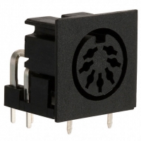 2DJ-0077PA03 CONN CIR DIN RECEPT RT ANG 7POS