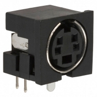 2MJ-0002A110 CONN MINI DIN RECEPT RT ANG 4POS