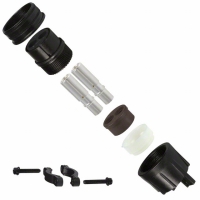 ACC06E24-9R(025) CONN PLUG FREE/HANG 2POS SIZE 4