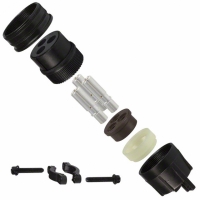 ACC06E28-6R(025) CONN PLUG FREE/HANG 3POS SIZE 4