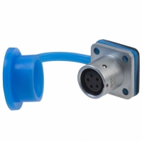 APSCSD2 CONN RCPT 10MM 5POS IP67 W/SCKT