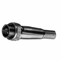 SL402M CONN PLUG 2POS MALE W/COUPLING