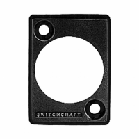 YEF02 CONN ESCUTCHEONS PLASTIC BLACK