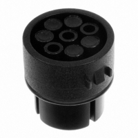 12735/3/1 CONN INSERT 3SOCKET SOLDER BLACK