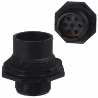 UTS7147P CONN RCPT 7X1.6 MALE JAM NUT