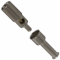 131-1403-016 CONN PLUG CRIMP STRAIGHT NICKEL