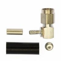 901-9531-3SF CONN SMA PLUG RT ANG CABLE MNT