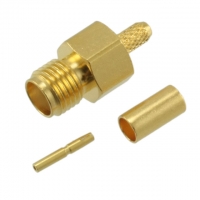 142-0303-011 CONN SMA JACK STR RG316 GOLD 3PC