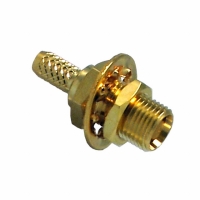 CONMCX005 CONN MCX FEM BULKHEAD MT RG-174