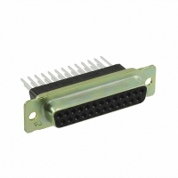 5205738-3 CONN D-SUB RCPT 25POS VERT T/H