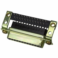 5205858-1 CONN D-SUB RECEPT R/A 25POS GOLD