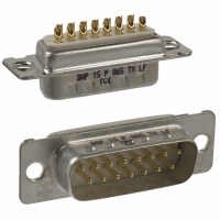 DAP15P065TXLF CONN DSUB PLUG 15POS SOLDER CUP
