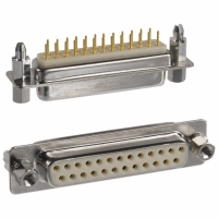 172-E25-213R911 CONN DB25 FEMALE SLD DIP NKL