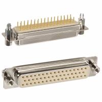 172-E50-213R911 CONN DB50 FEMALE SLD DIP NKL